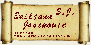 Smiljana Josipović vizit kartica